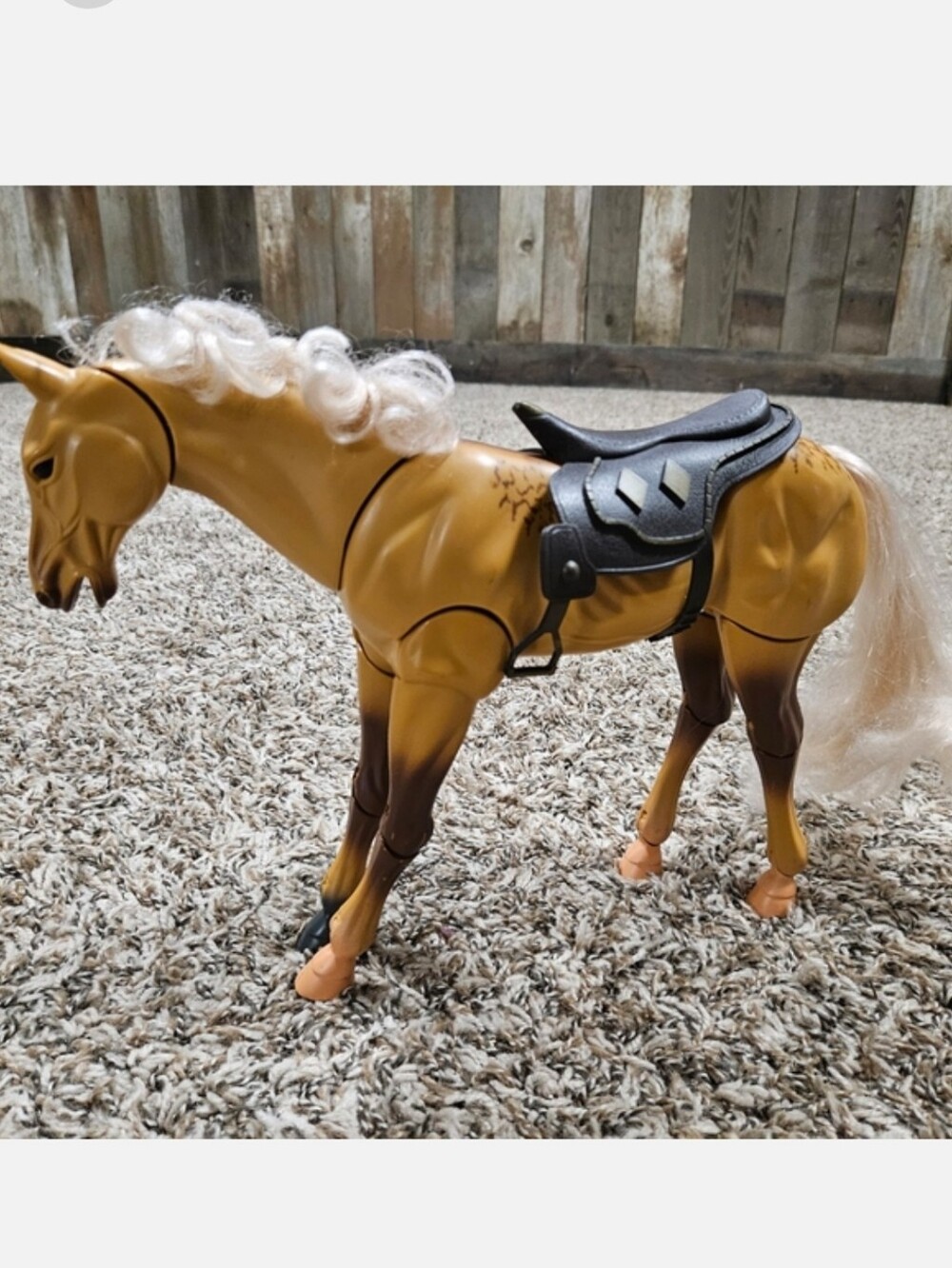 Barbie Palomino Horse, Self-walking, Vintage 90s